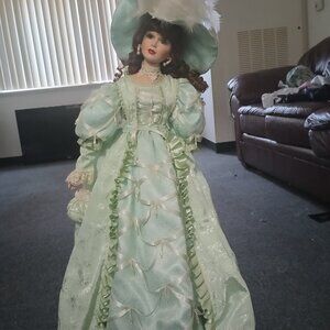 Vintage Handcrafted "Angela Faith" Porcelain Doll